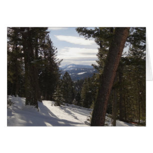 Madisongebergte in de winter in Montana