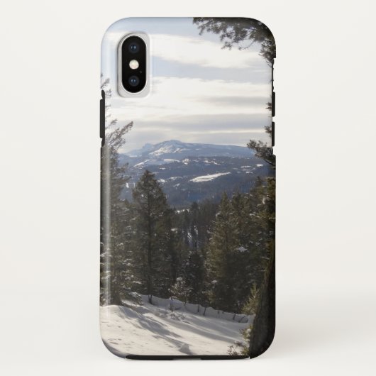 Madisongebergte in de winter in Montana Case-Mate iPhone Case (Achterkant)