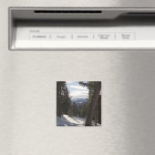 Madisongebergte in de winter in Montana Magneet (Insitu (Vaatwasser))