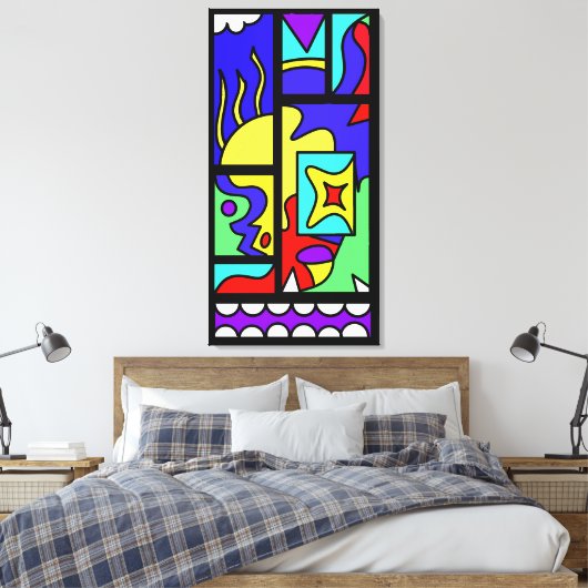 Madman canvas afdruk (Insitu (Slaapkamer))