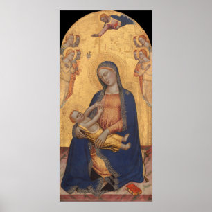 Madone & Enfant - Jacopo di Cione Affiche d'art fi