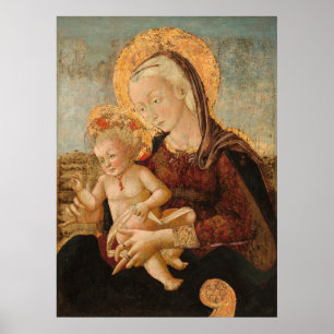 Madone et Enfant - P. Fiorentino Affiche d'art fin