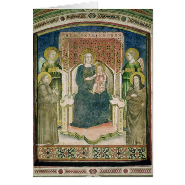 Madonna a couronné avec St Francis d'Assisi (Devant)