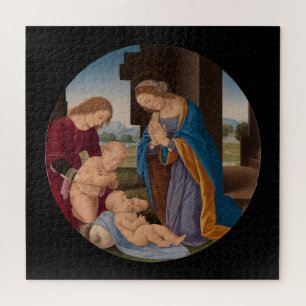 Madonna Adoring the Child with the Baby Saint Legpuzzel