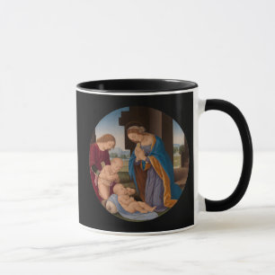Madonna Adoring the Child with the Baby Saint Mok