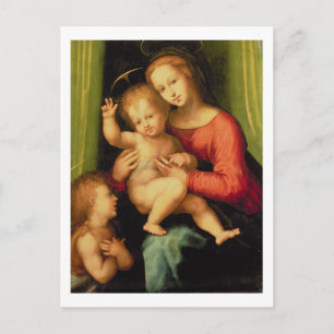 Madonna and Child with St. John Briefkaart