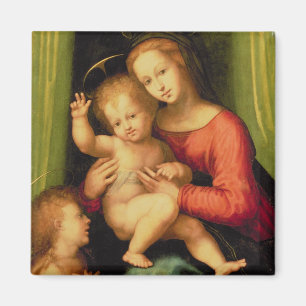 Madonna and Child with St. John Magneet