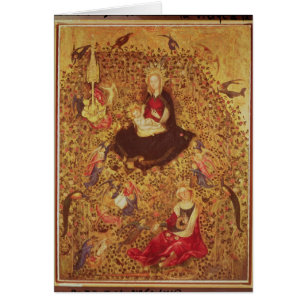 Madonna avec un rosier