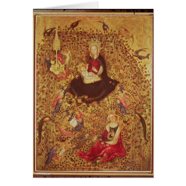 Madonna avec un rosier (Devant)