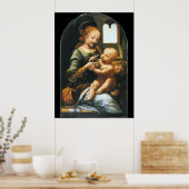 Madonna Benois door Leonardo da Vinci Poster (Keuken)