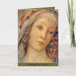 Madonna - Botticelli Feestdagen Kaart