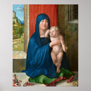 Madonna & Child - Albrecht Dürer Poster des Beaux-