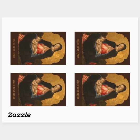 Madonna & Child art stickers (Vel)