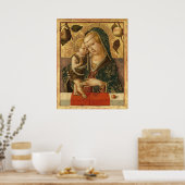 Madonna & Child - Carlo Crivelli Fine Art Poster (Keuken)
