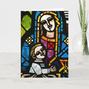 Madonna & Child Christmas Card Feestdagen Kaart