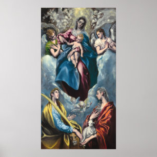 Madonna & Child - El Greco, Poster d'Art Grec