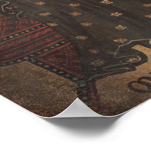 Madonna & Child - Poster d'Art fin M'Arezzo (Coin)