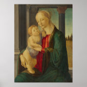 Madonna & Child, Sandro Botticelli Poster d'Art (Devant)