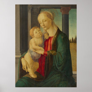 Madonna & Child, Sandro Botticelli Poster d'Art