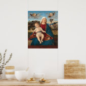 Madonna & Child, Vittore Carpaccio Poster d'art (Cuisine)