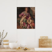 Madonna & Child with Saint John the Baptist Poster (Keuken)