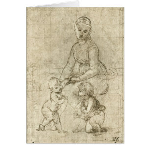 Madonna, Christ et Saint Jean Baptiste par Rapahel