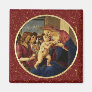 Madonna de Botticelli. Magnet cadeau de Noël