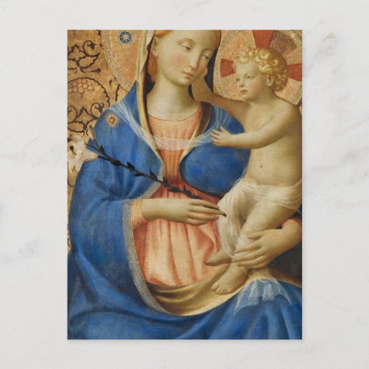 Madonna de l'humilité par Fra Angelico Carte posta (Devant)