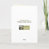 Madonna de W.Bouguereau. Carte de Noël Fine Art (Dos)