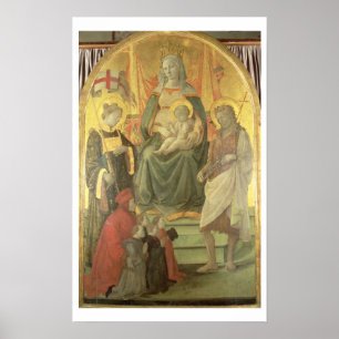 Madonna del Ceppo, 1453 (en detail 62016) Poster