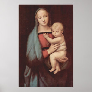 Madonna Del Granduca door Raphael Poster