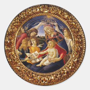 Madonna del Magnificat Ronde Sticker
