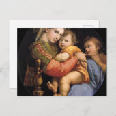 Madonna Della Sedia Briefkaart (Voorkant / Achterkant)