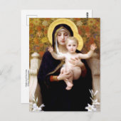 Madonna des Lilies, William Bouguereau Carte posta (Devant / Derrière)