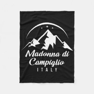 Madonna Di Campiglio Italië Skigebied Snowb Fleece Deken