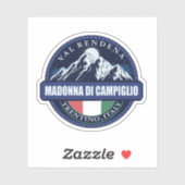 Madonna Di Campiglio, Italy Sticker (Vel)