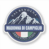 Madonna Di Campiglio, Italy Sticker (Voorkant)