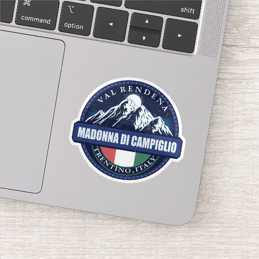 Madonna Di Campiglio, Italy Sticker (Detail)