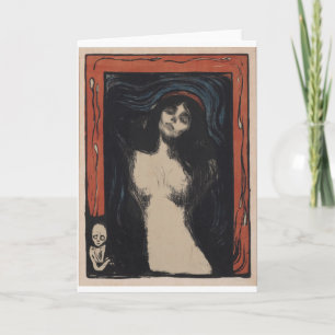 Madonna door Edvard Munch, symbolist schilder Kaart