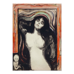 Madonna Edvard Munch Foto Afdruk