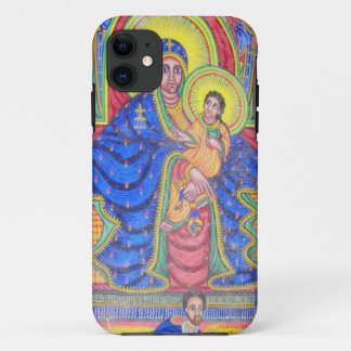 Madonna en Baby Jesus Ethiopian Art iPhone 5 Hoesj iPhone 11 Hoesje