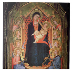 Madonna en Child, 1347 Tegeltje
