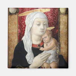 Madonna en Child 2 - Carlo Crivelli - c1468 Magneet