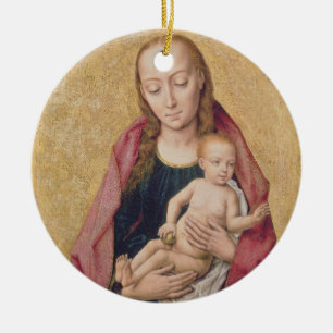 Madonna en Child 2 Keramisch Ornament