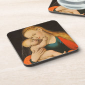 Madonna en Child Bier Onderzetter (Linkerzijde)