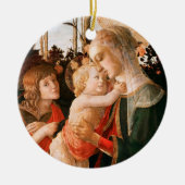 Madonna en Child | Botticelli Keramisch Ornament (Voorkant)