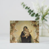 Madonna en Child Briefkaart (Staand voorkant)