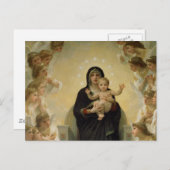 Madonna en Child Briefkaart (Voorkant / Achterkant)