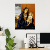 Madonna en Child by Giovanni Bellini Poster (Thuiskantoor)