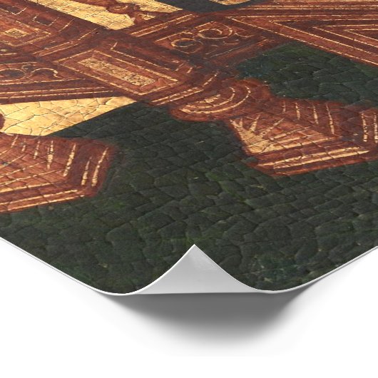 Madonna en Child - Byzantine Fine Art Poster (Hoek)